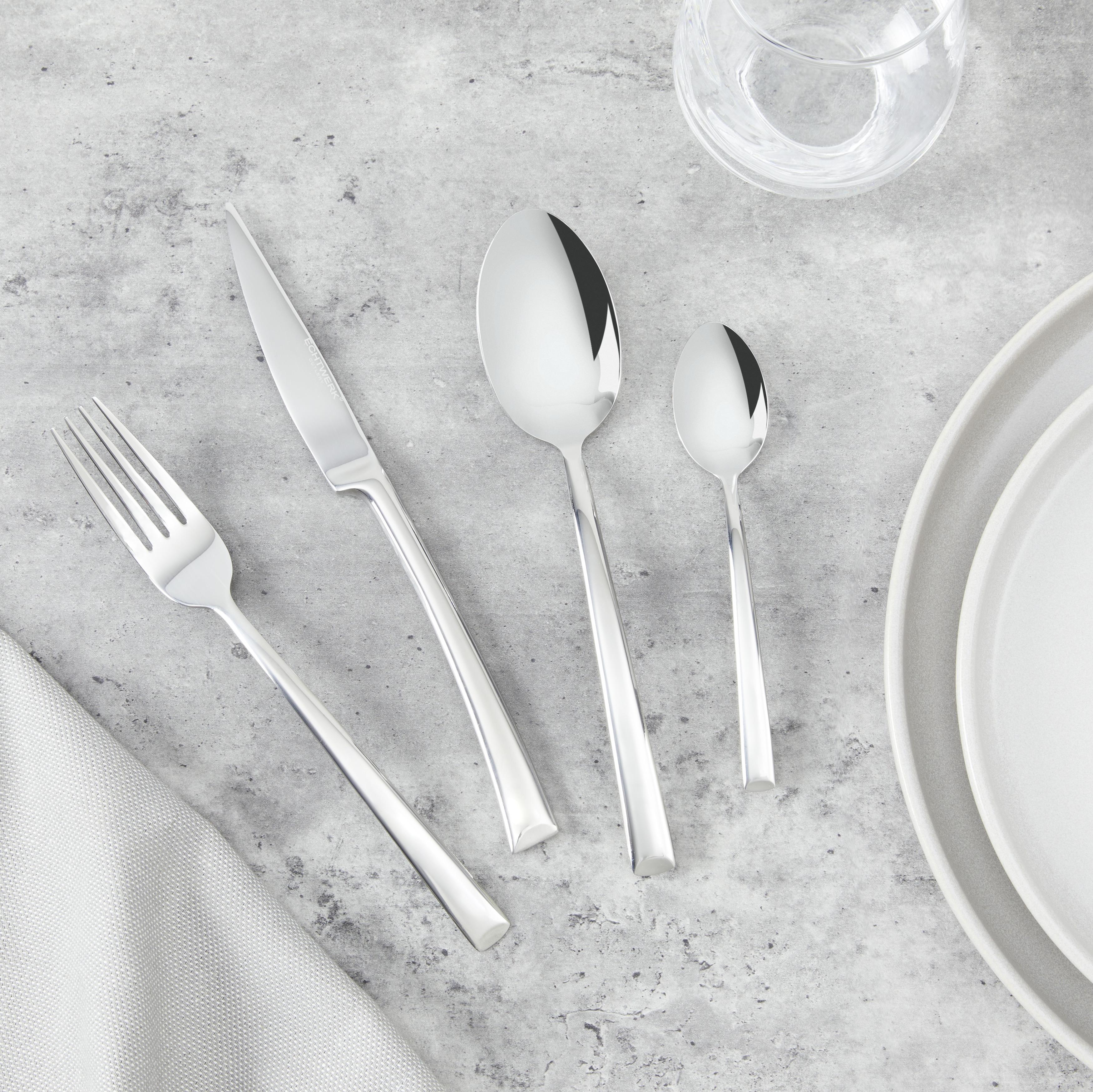 Besteckset Avelino, 16-teilig - Silberfarben, MODERN, Metall - Echtwerk