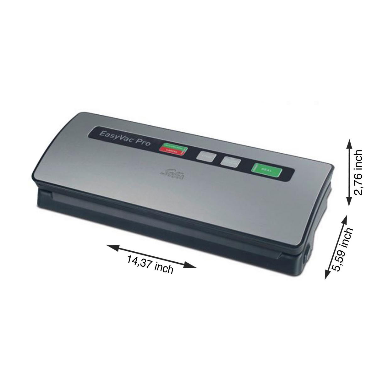 Vakuumiergerät 92213 - Silberfarben, Basics, Metall (17/37,5/14,2cm)