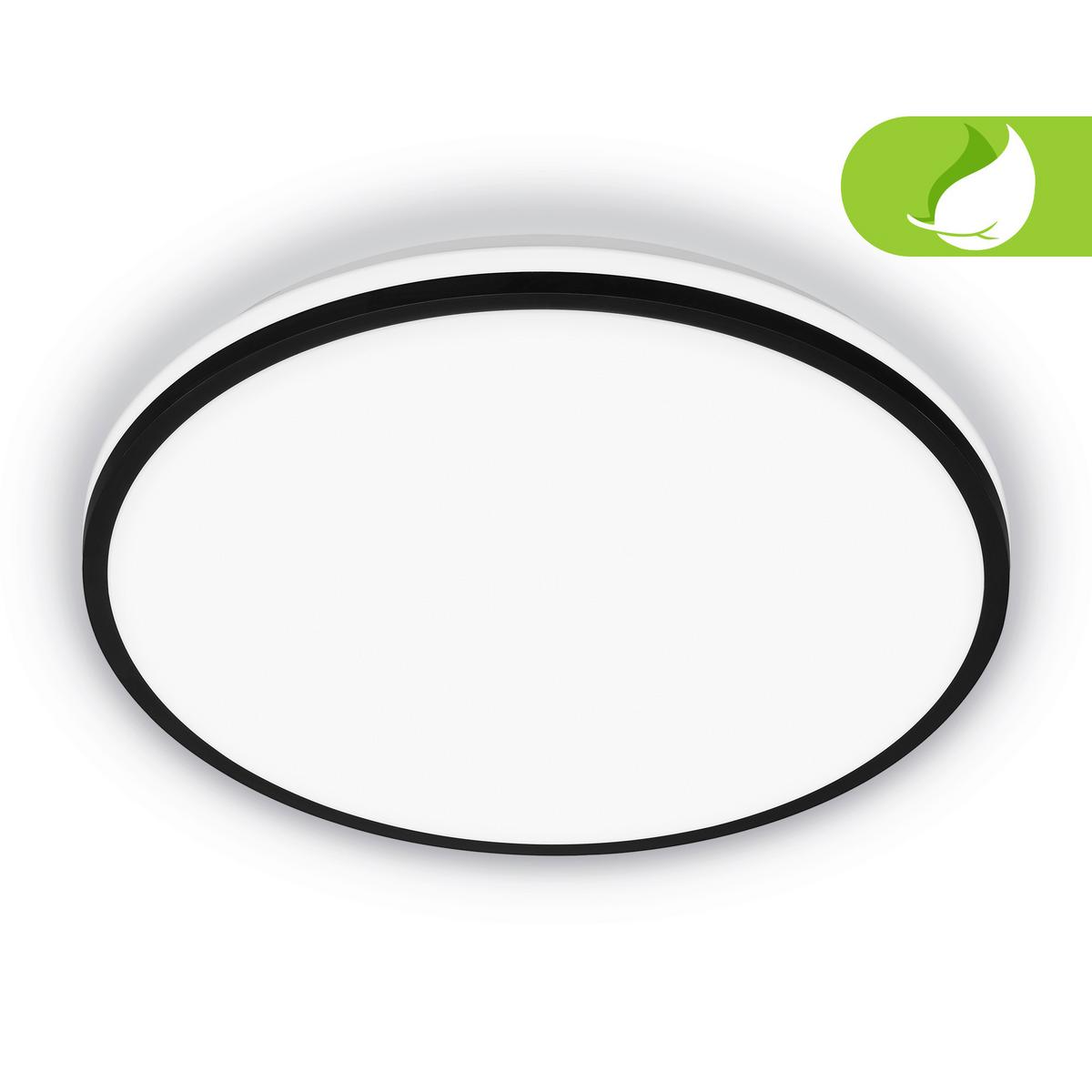 LAMPA SUFITOWA LED 3836015 PULAP A - czarny, Basics, tworzywo sztuczne (33/6cm)