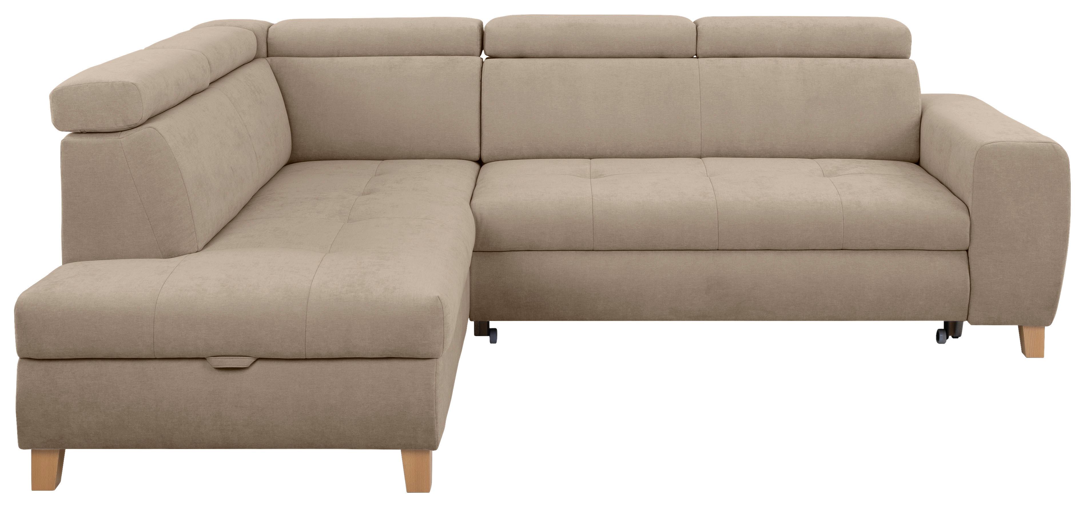 Kutna Garnitura Lugo - sivo-bež, Moderno, drvo/metal (205/98/266cm) - Modern Living