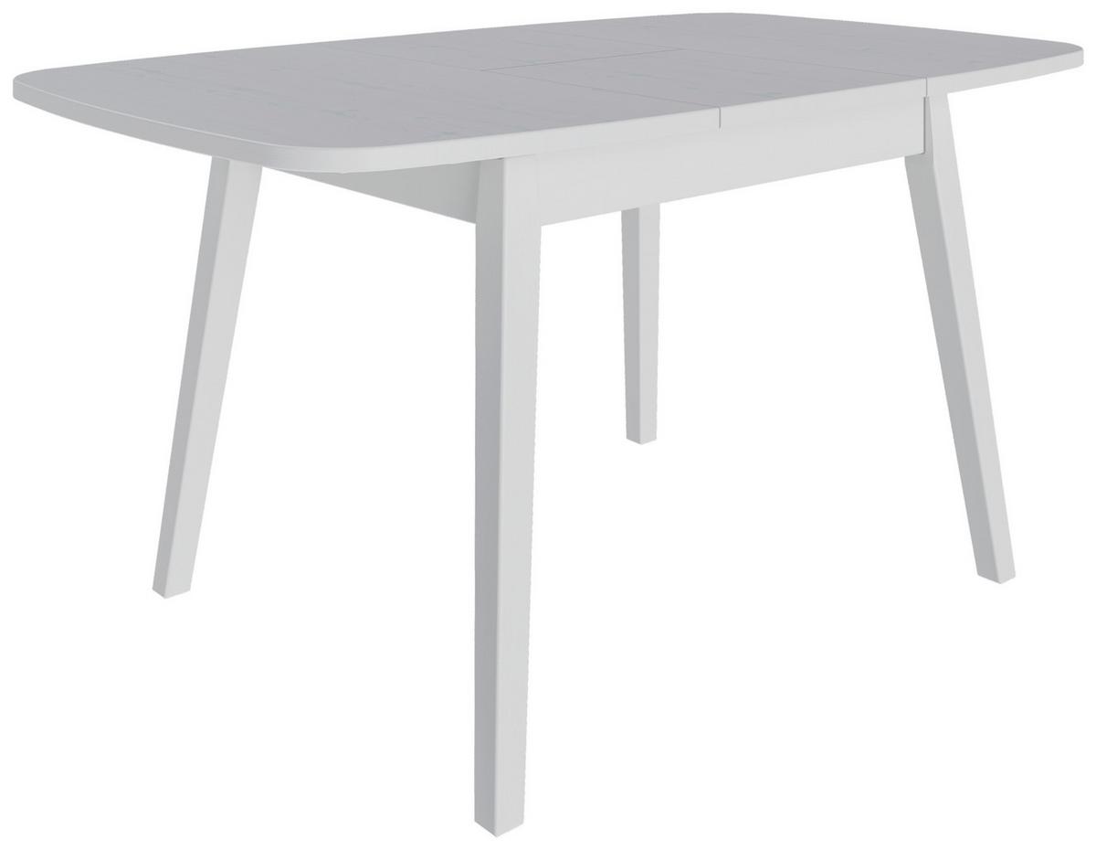 STÓŁ DO JADALNI CLAUDIA WEIß - biały, Modern, materiał drewnopochodny/drewno (110/90/76,5cm) - MID.YOU