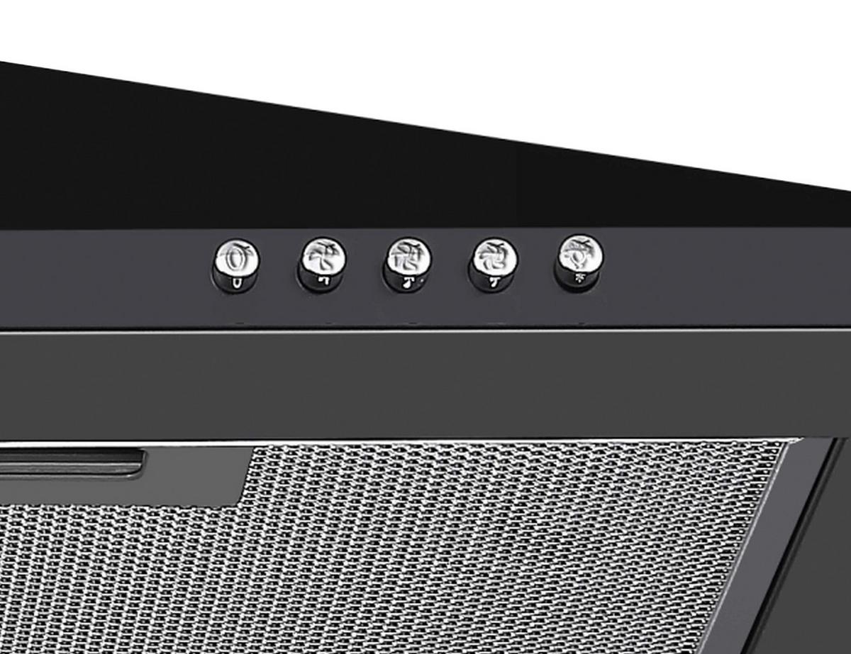 Kuhinjska Napa Karena, 90cm - črna, Basics, kovina (90/58-96/47,5cm) - Respekta