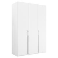 Omara S Klasičnimi Vrati Skat Pure, Bela - bela, Trend, kovina/leseni material (151/223/60cm) - Novel