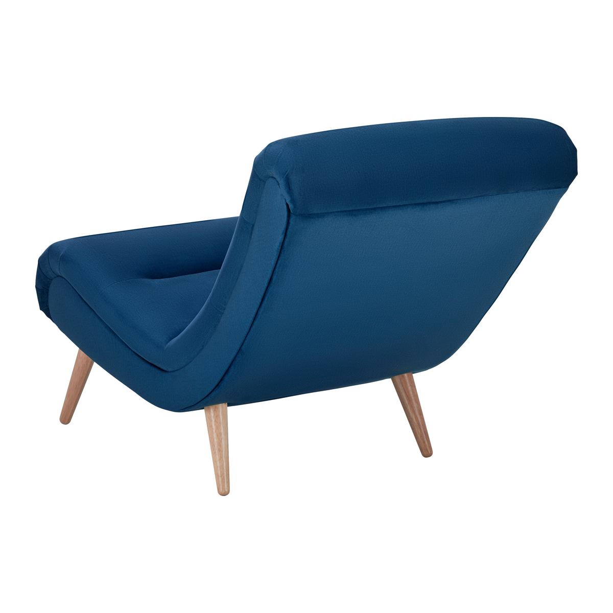 Relax Fotel Kék Jan - kék, Modern, textil/fa (74/102/90cm) - Bessagi Home