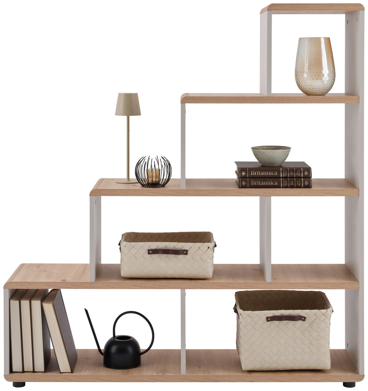 Separator de cameră FONTANA PLUS - cașmir/stejar Artisan, Modern (138,5/148/35cm) - Modern Living