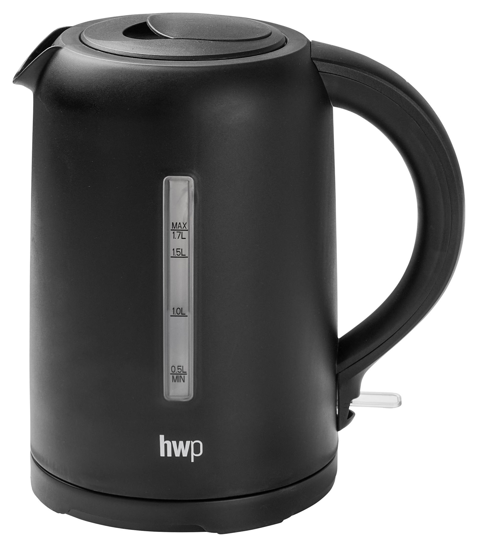 CZAJNIK ELEKTRYCZNY PWK-11712 - czarny, Basics, tworzywo sztuczne/metal (22,2/15,5/24cm) - Homeware Profession.