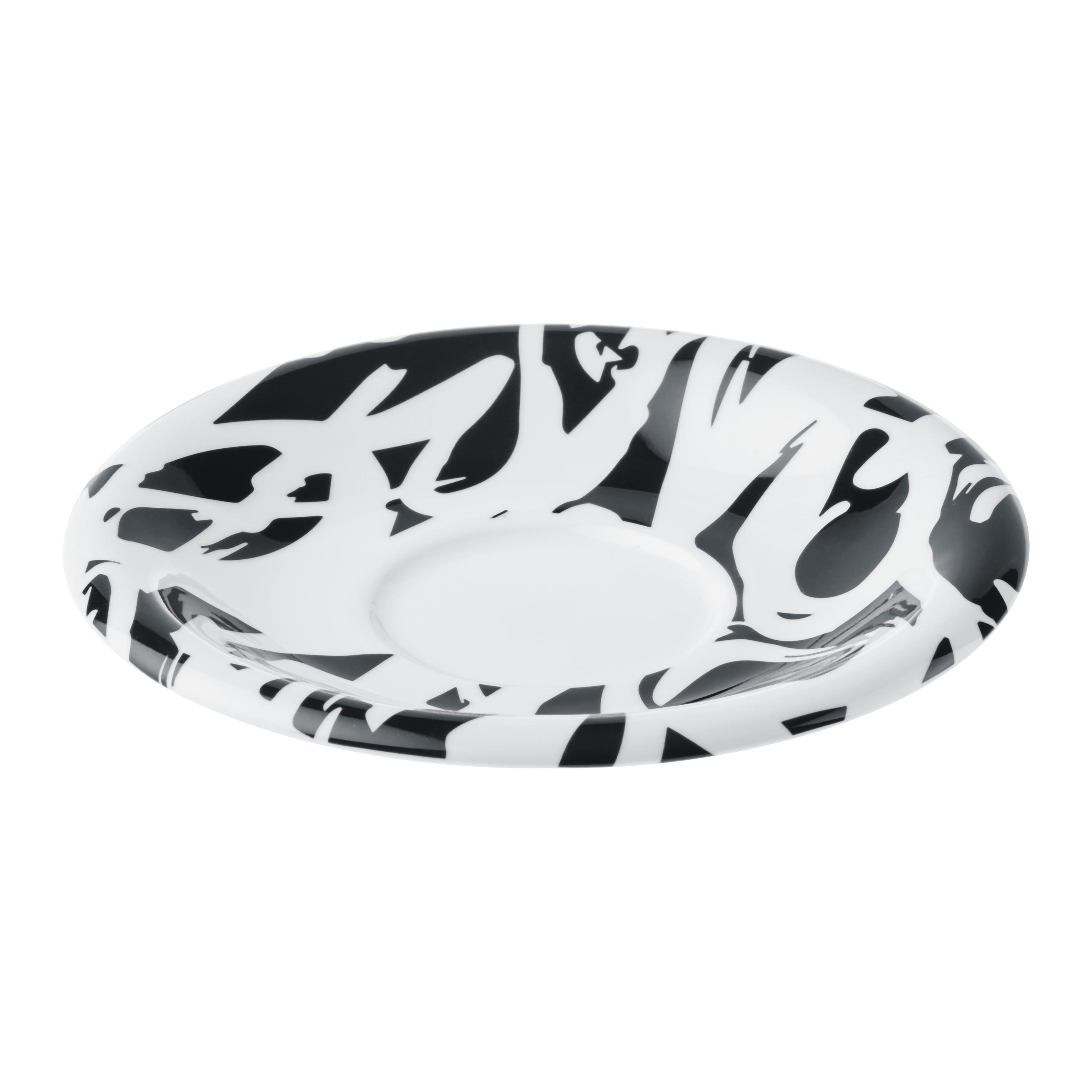 ESPRESSOFAT GRAFFITI - vit/svart, Modern, keramik (12cm) - Mömax