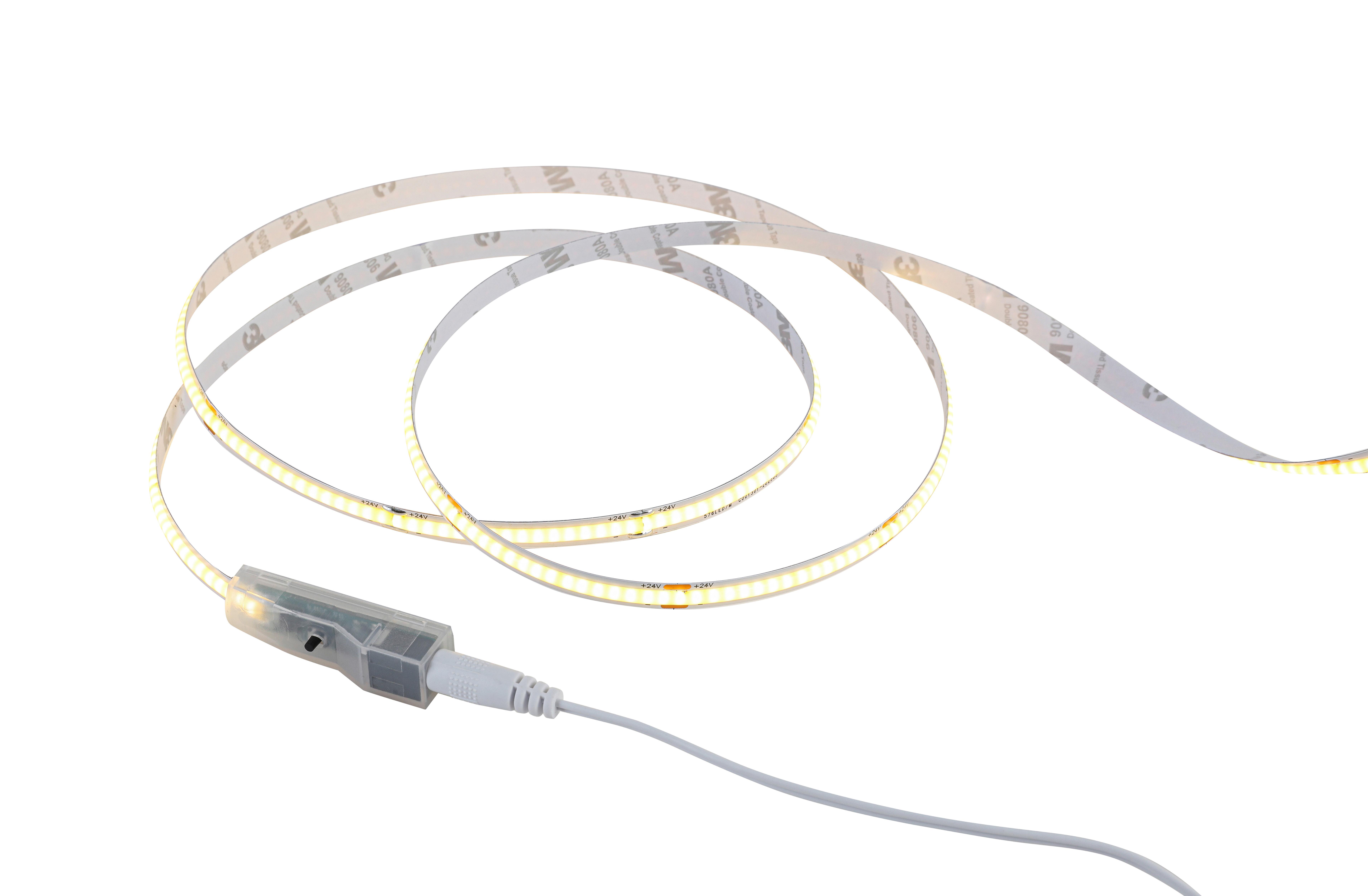 Bandă cu LED Hoch - alb, Modern, plastic (500cm) - Mömax