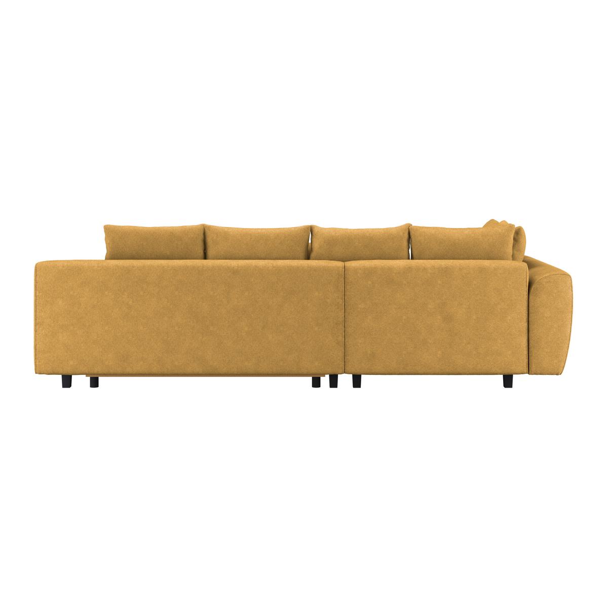Kutna Garnitura Mendoza - boje senfa/crna, Design, tekstil/drvo (197/309cm) - Modern Living