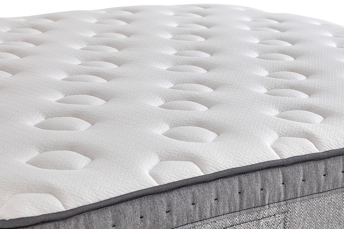 Matratze Cool & Wool H3 + H3 ca. 90x200 cm - Weiß/Grau, Basics, Textil (90/200cm) - Yatas