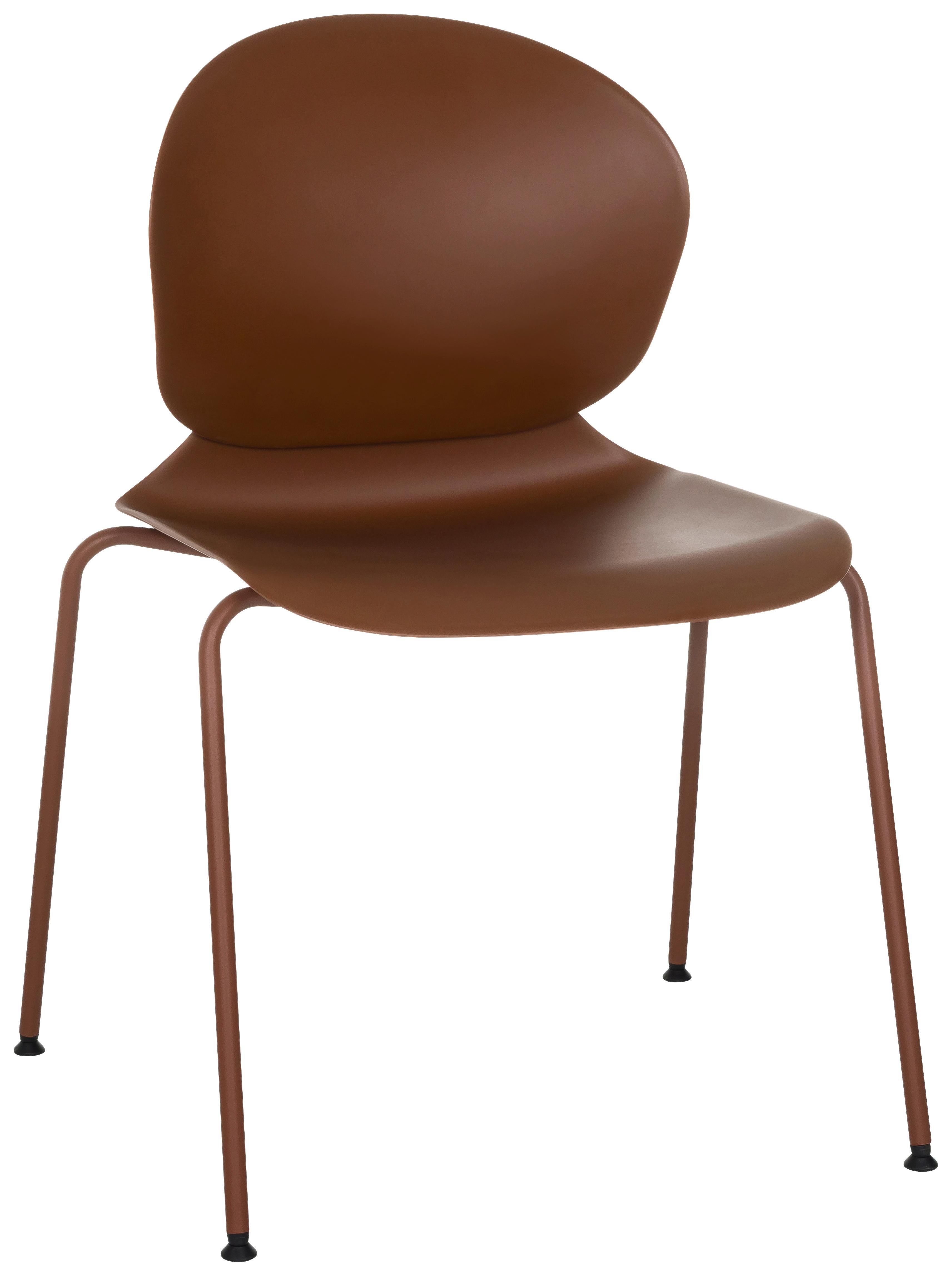 Konferenčni Stol T36 Vi, Rdečerjava - srebrne barve/rdečerjava, Moderno, kovina/umetna masa (56/80/54cm) - MID.YOU