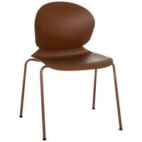 Konferenčni Stol T36 Vi, Rdečerjava - srebrne barve/rdečerjava, Moderno, kovina/umetna masa (56/80/54cm) - MID.YOU