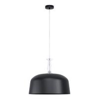 Hängeleuchte 39588* Monte Fuerte - Schwarz, Konventionell, Glas/Metall (48/110cm) - Eglo