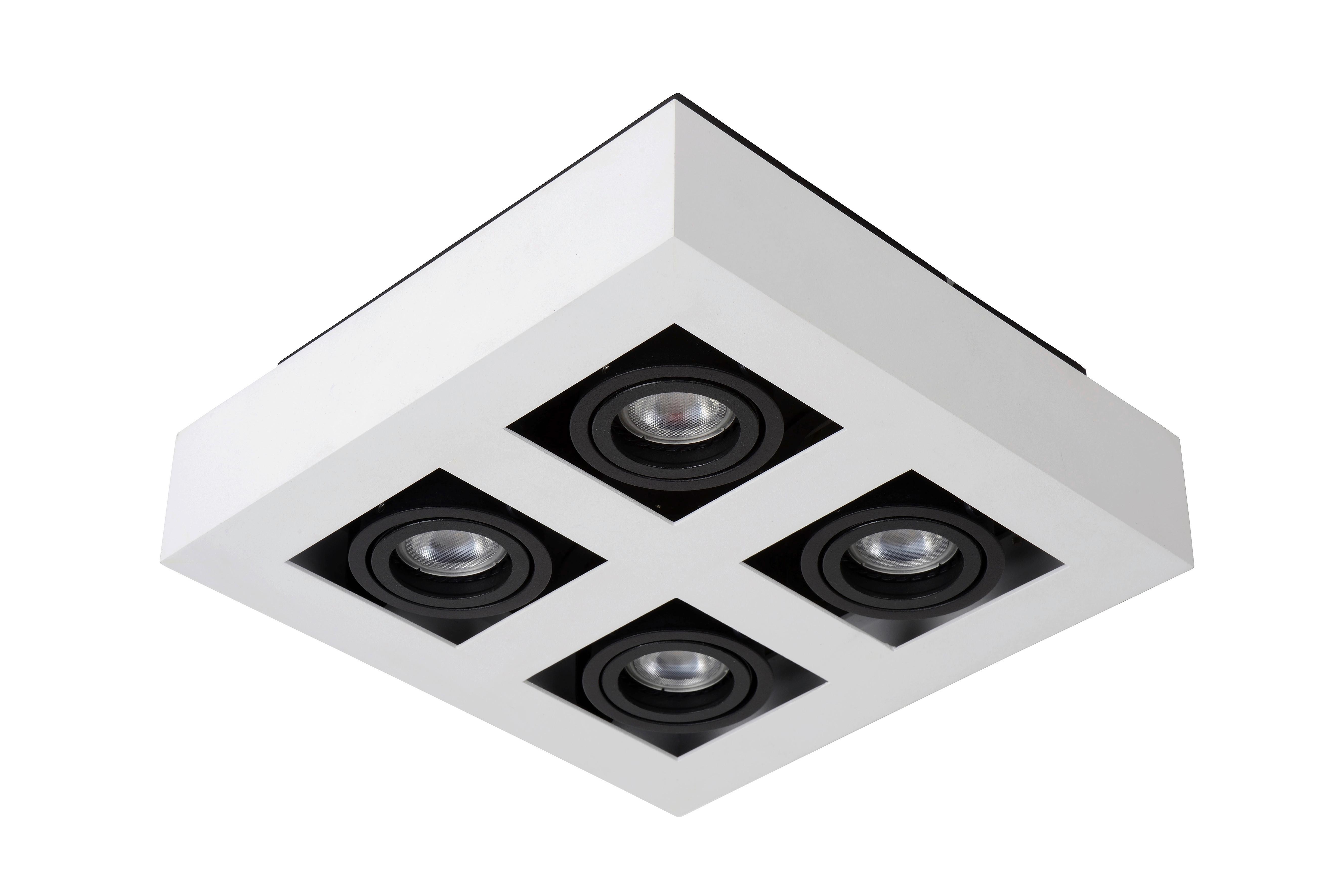 Led-deckenleuchte 09119/21/31 Xirax - Weiss, Design (25/25/8.8cm) - Lucide