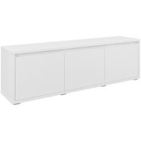 SIEDZISKO DO PRZEDPOKOJU LIV - kolor srebrny/biały, Konventionell, materiał drewnopochodny (145,1/50,1/33,8cm) - Xora