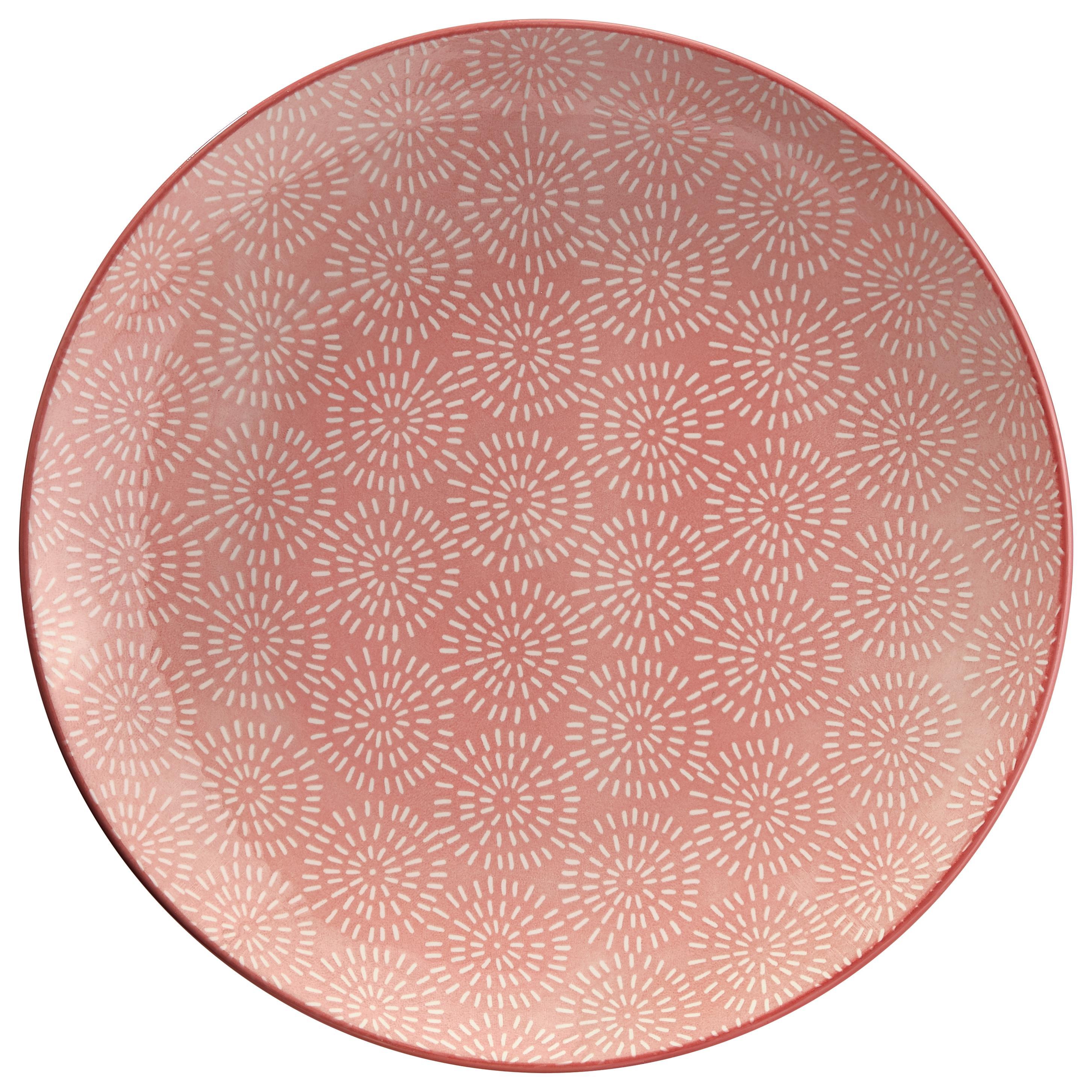 Speiseteller Nina in Rosa Ø ca. 26,5cm - Rosa, Keramik (26,5cm) - Mömax modern living