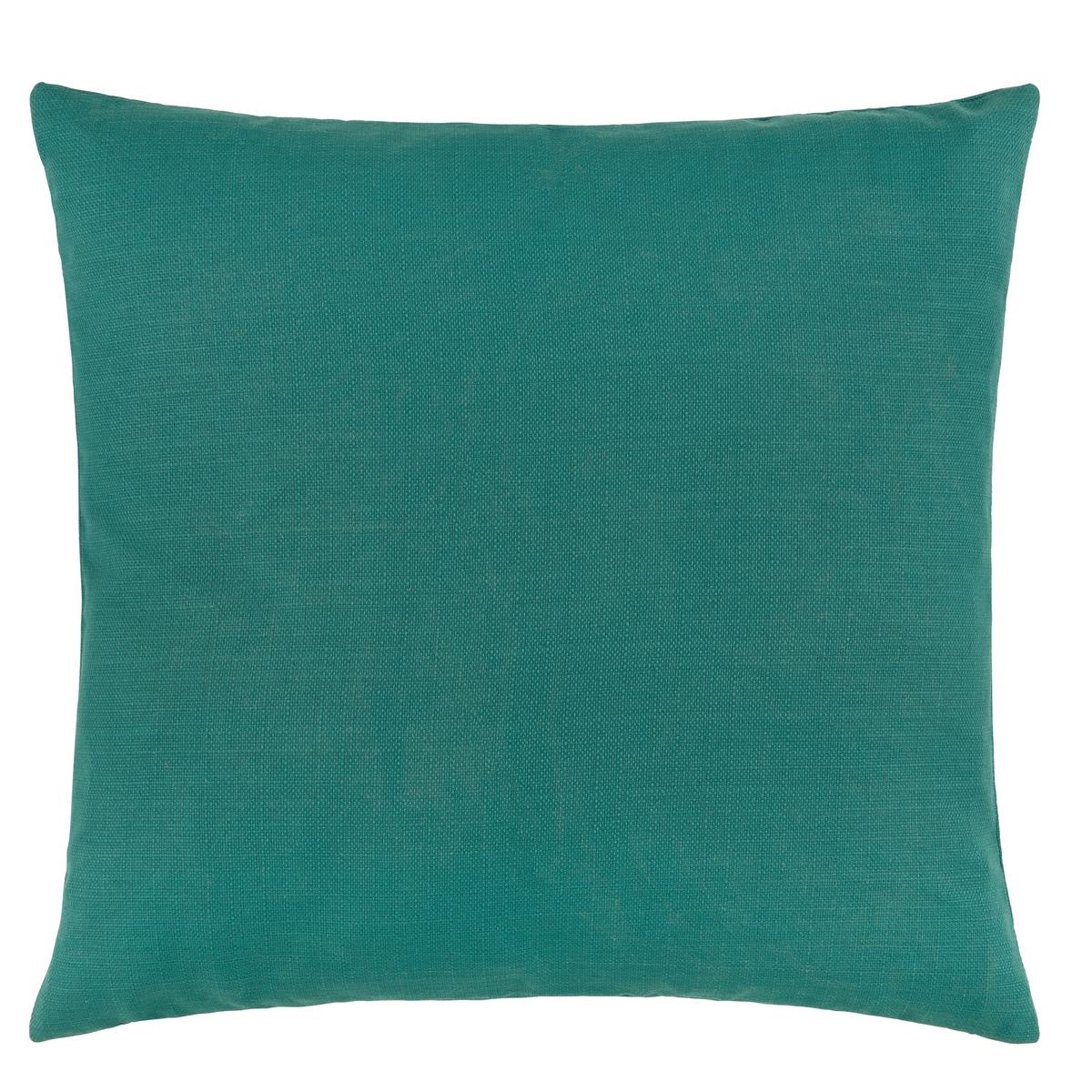 Prevleka Blazine Malmö - roza/barve petroleja, Konvencionalno, tekstil (45/45cm) - Modern Living