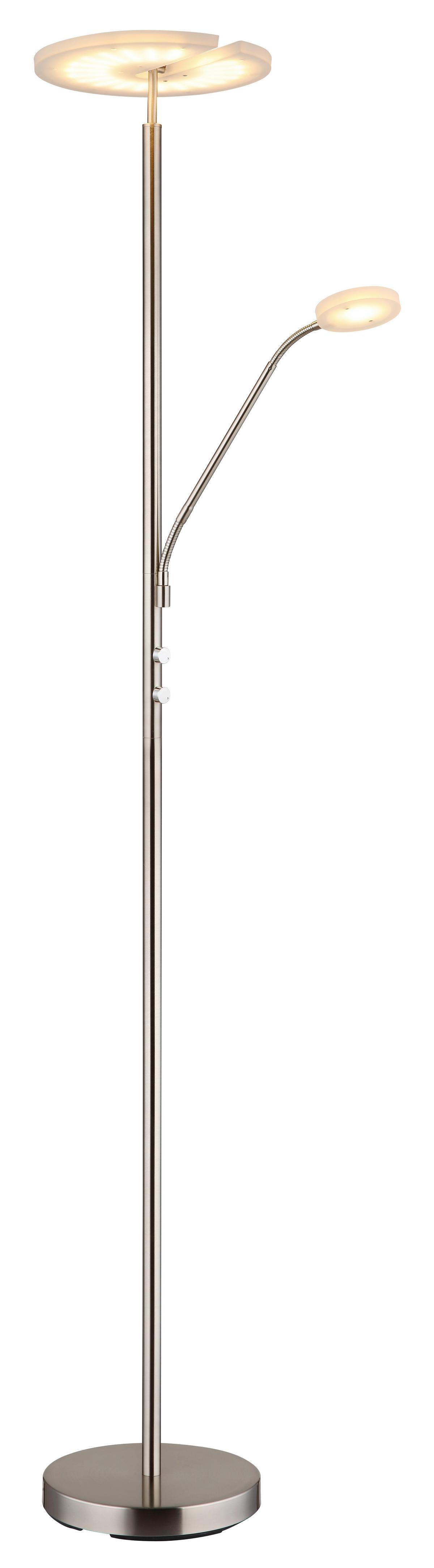 LED-DECKENFLUTER 59093N  STANFORD - Weiss/Schwarz, Design, Kunststoff/Metall (30/180cm) - Globo