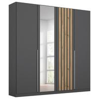 Ormar S Klasičnim Vratima Lamella - siva/hrast Artisan, Moderno, drvni materijal/metal (181/210/54cm) - Modern Living