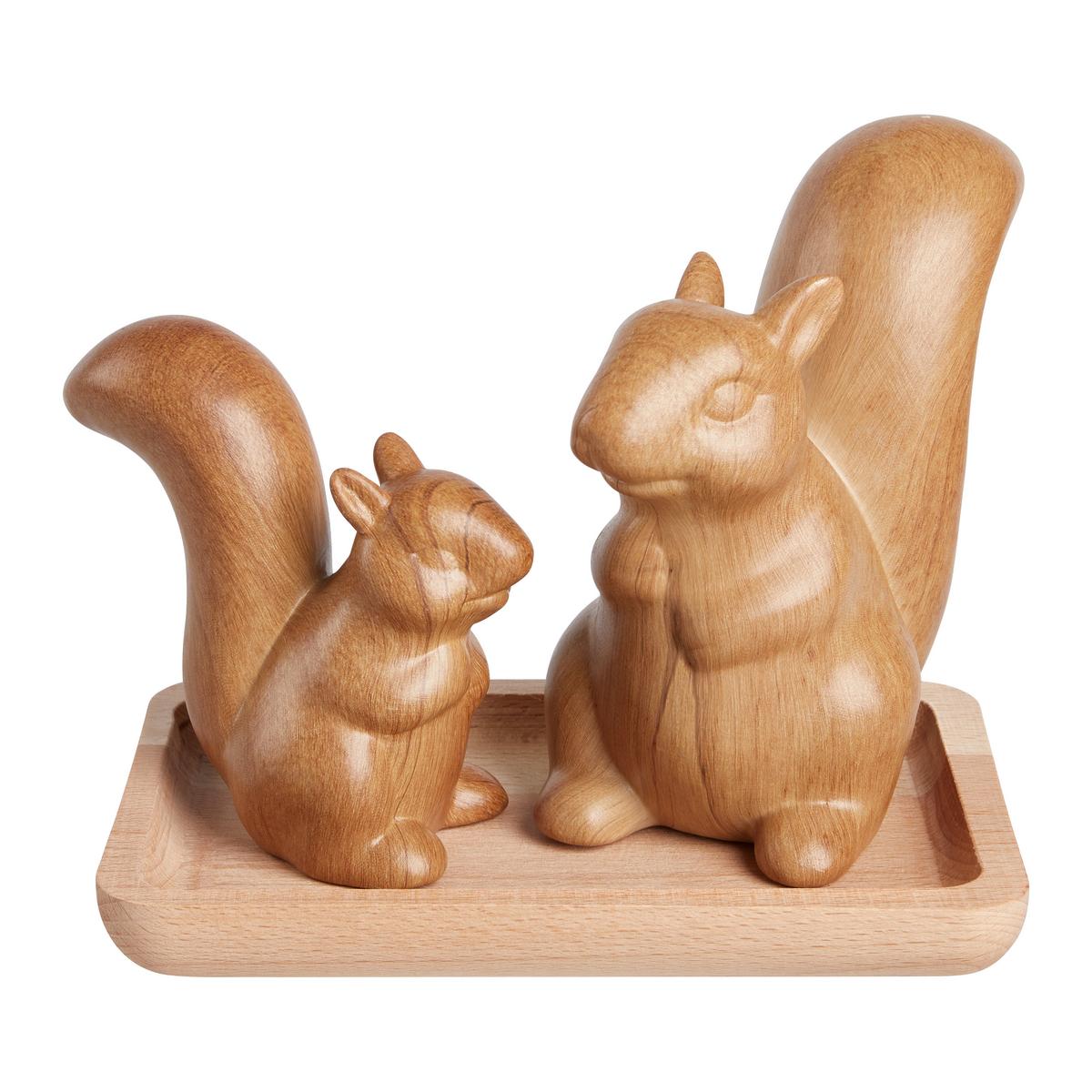 Dekoteller Sarah in Naturfarben - Naturfarben, Modern, Holz (20/13/2cm) - Modern Living