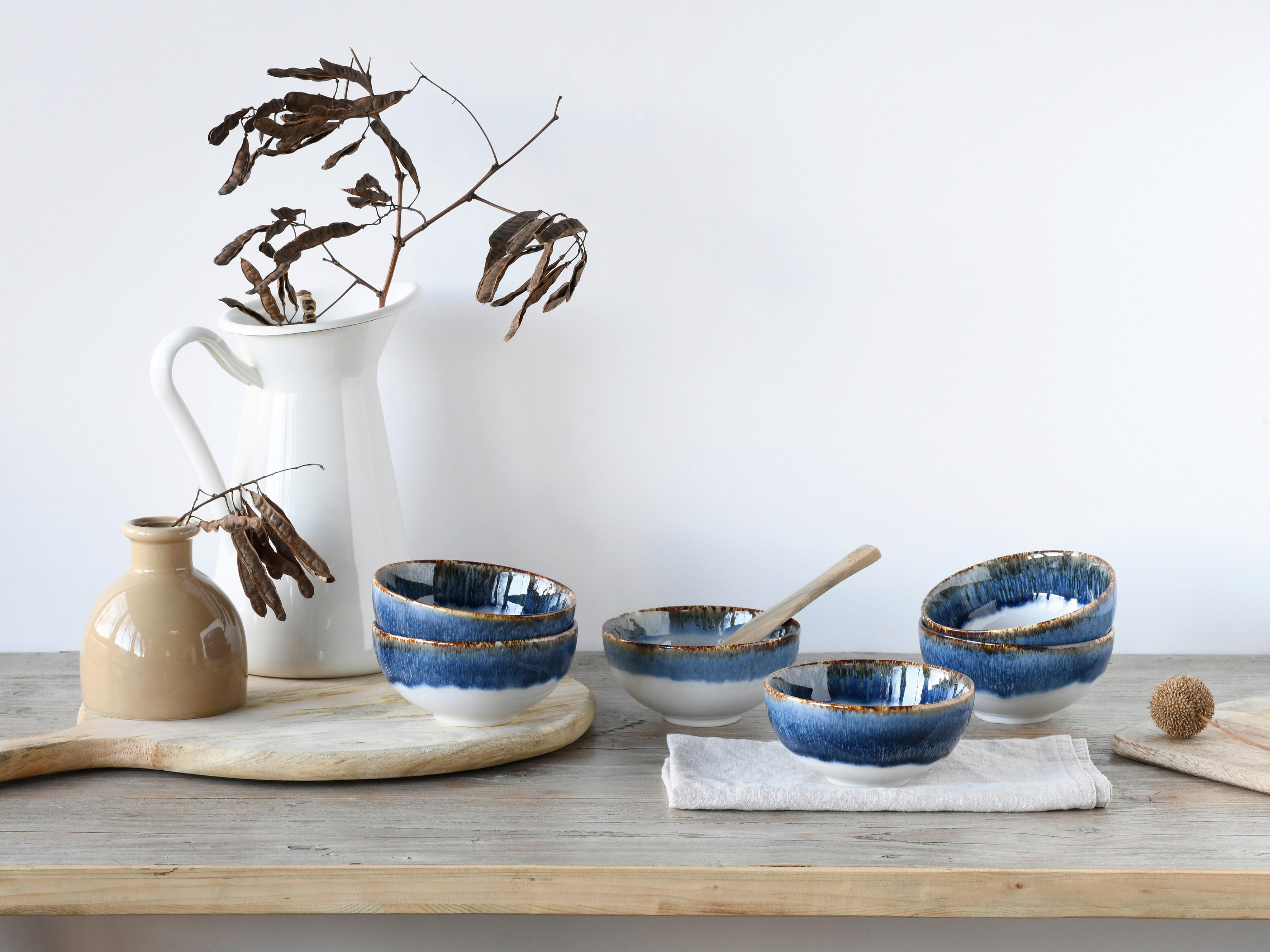 Set Skodelic Za Omake Cascade Blue, 6-Delni - Design, keramika (11,5cm) - Creatable