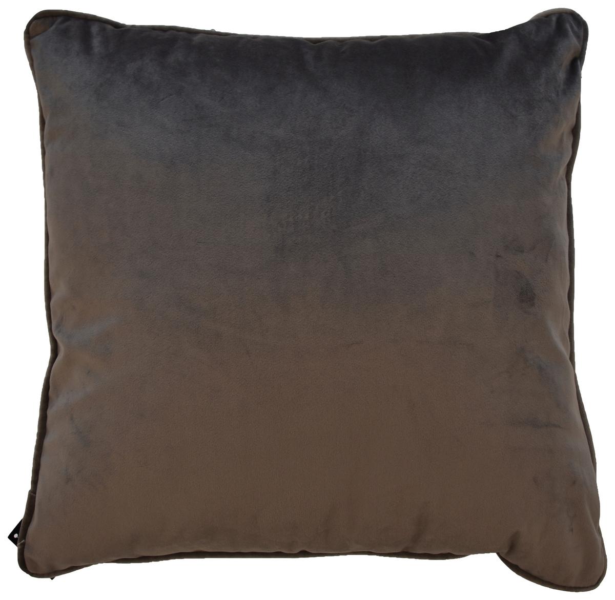Zierkissen Viola Taupe ca. 45x45cm - Taupe, KONVENTIONELL, Textil (45/45cm) - Premium Living