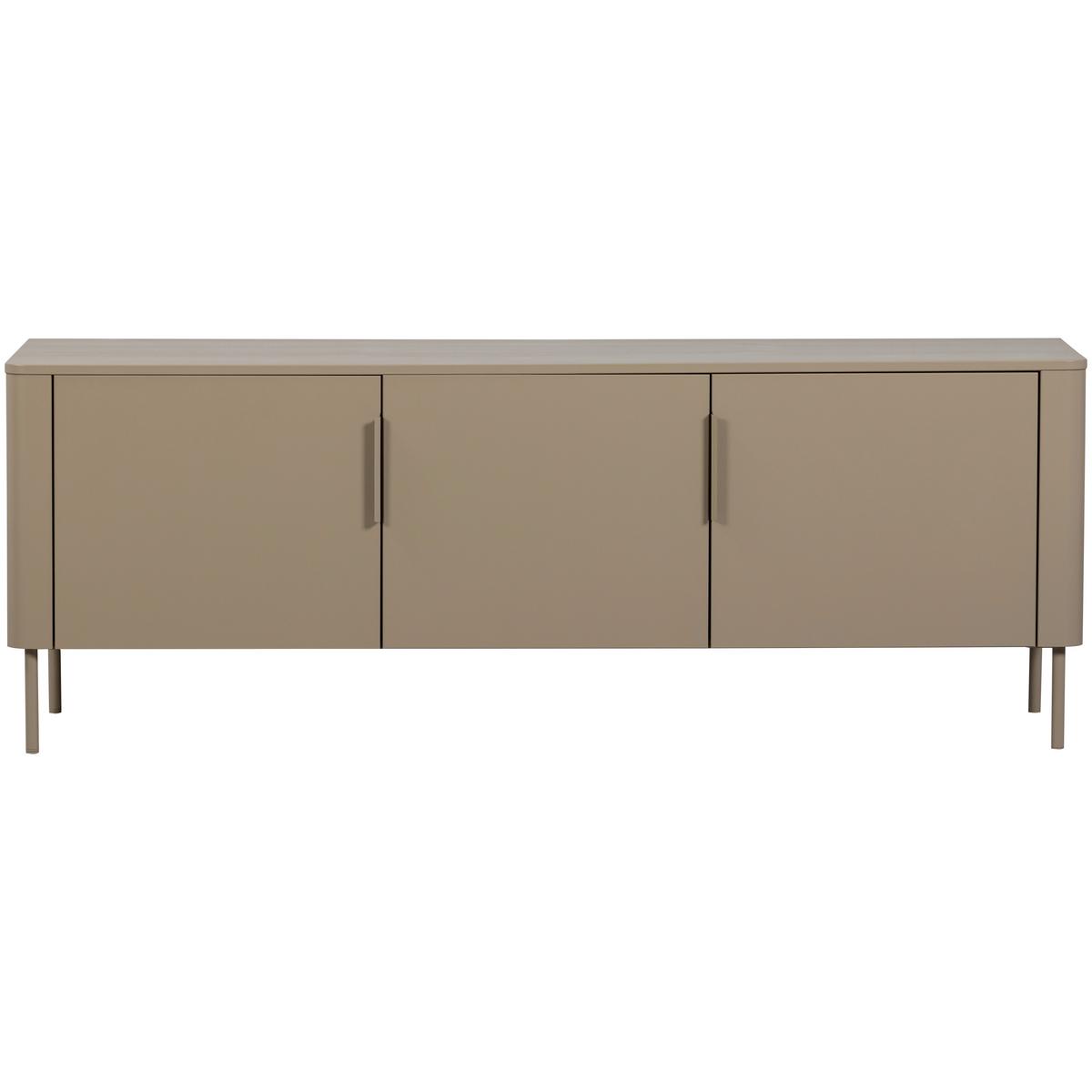 LOWBOARD Gunnar Schlammfarben B: 154cm - Schlammfarben, Design, Holz/Metall (154/56/44cm) - Livetastic