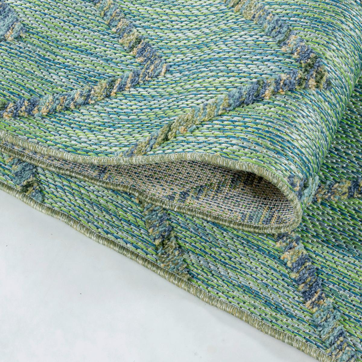 Läufer Bahama Grün ca. 80x250cm - Grün, Design, Textil (80/250cm) - Novel