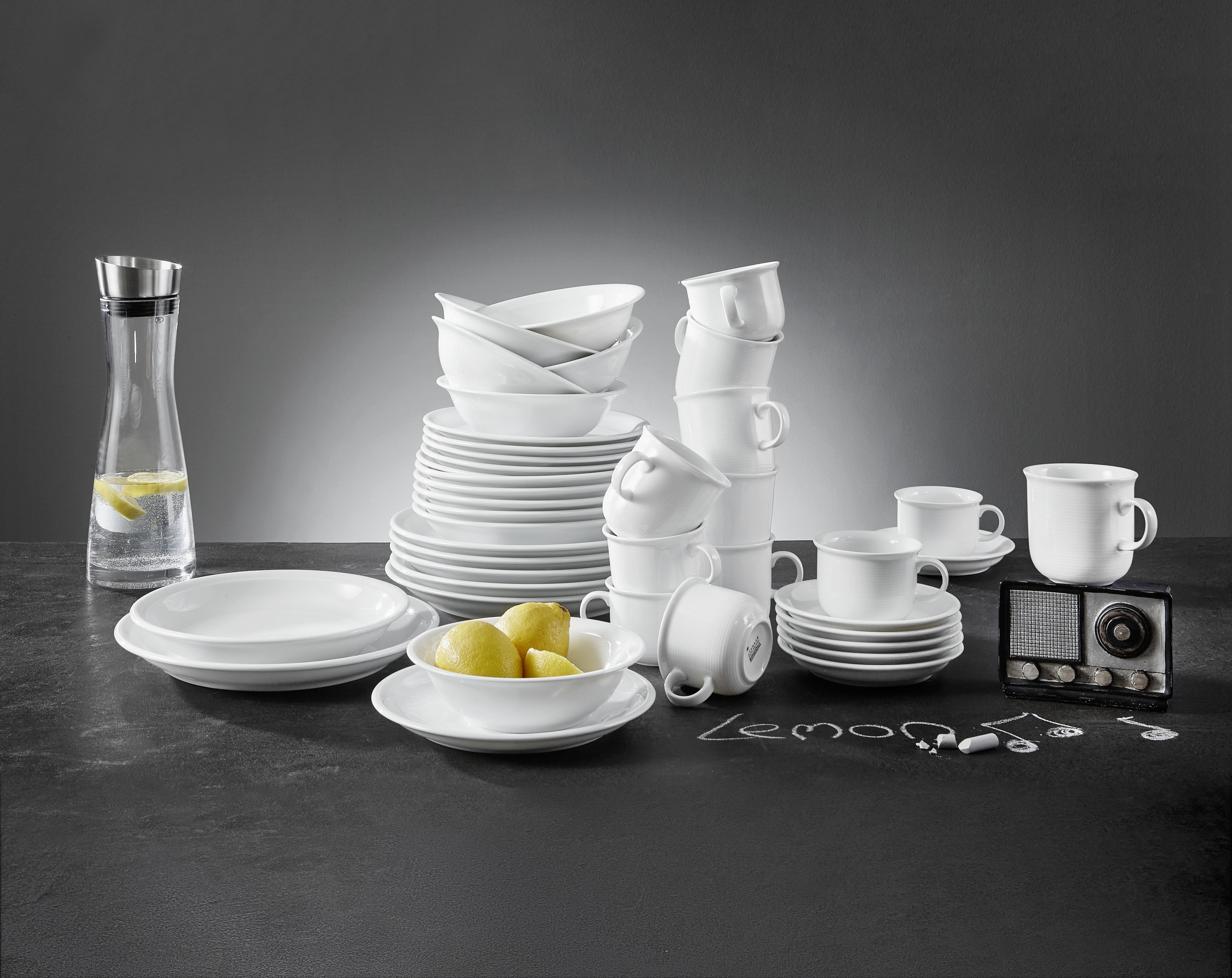 KUBEK DO KAWY 11400-800001-15503 - biały, Basics, ceramika (0,28l) - Thomas