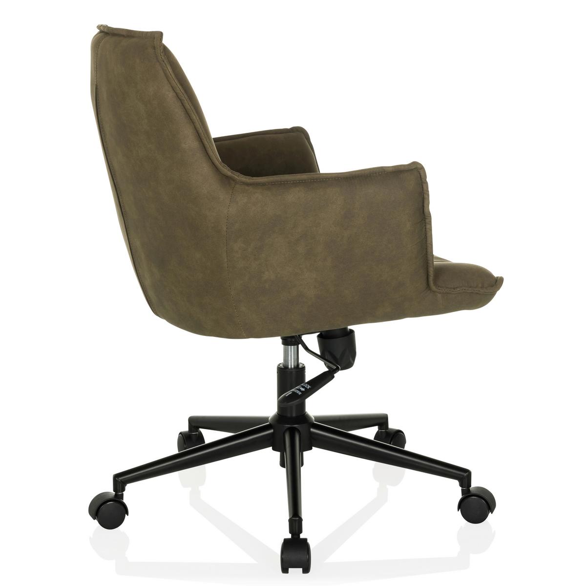 Vrtljivi Stol Solao Life, Zelena - črna/zelena, Moderno, kovina/umetna masa (54/85/70cm) - MID.YOU