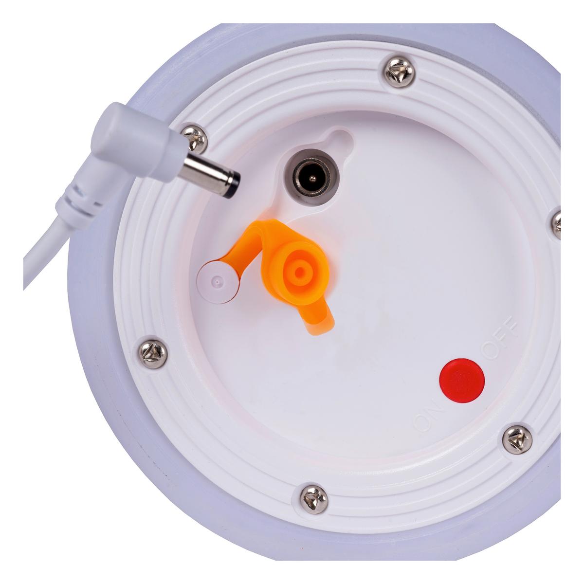 Led-aussenleuchte 06802/01/30 Little Joe - Weiss/Schwarz, Basics, Kunststoff/Metall (10/18.5cm) - Lucide