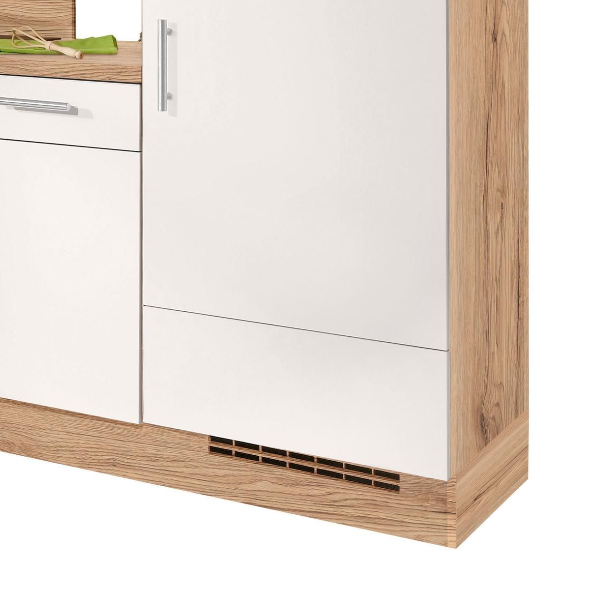 Kuhinjski Blok Santiago - barve hrasta/bela, Trendi, leseni material (175/275cm) - Vertico