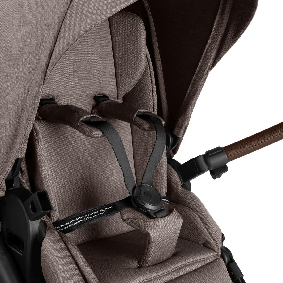 WÓZEK DZIECIĘCY - ZESTAW SALSA 5 AIR MAXI COSI - czarny/biały, Basics, metal/tkanina (95,5/63/118cm) - ABC Design