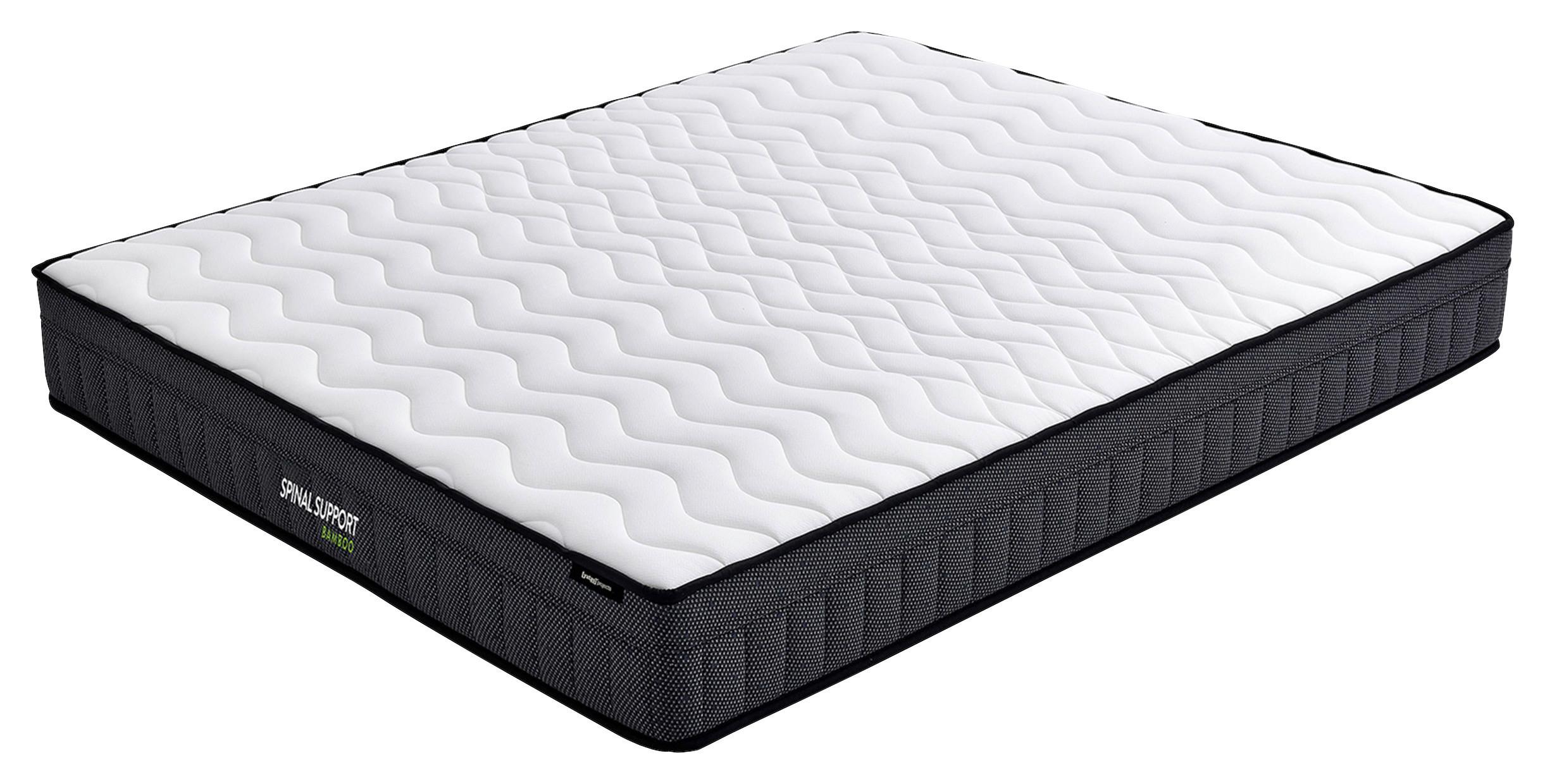 Taschenfederkernmatratze X-SAS H2 ca. 140x200cm - Dunkelgrau/Weiß, Basics, Textil (140/200cm) - Yatas