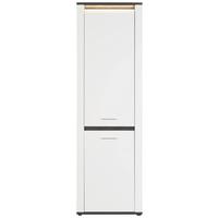 Dulap Alassio - alb/grafit, Modern, material pe bază de lemn (61,7cm) - Modern Living