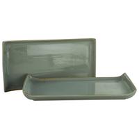 Set Pladnjev Za Serviranje Stone, 2-Delni - siva, Trend, keramika (16,5/33cm) - Creatable