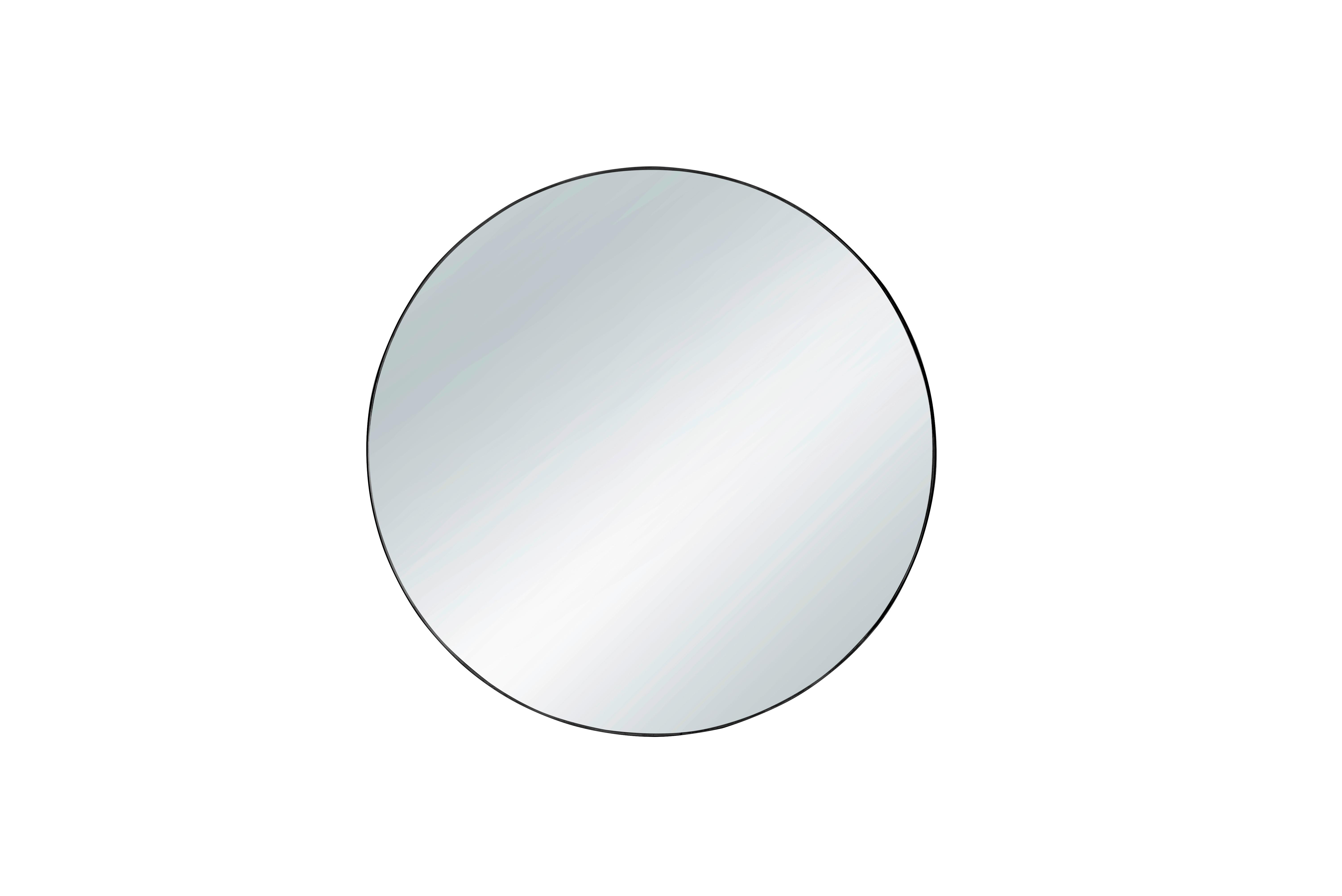 WANDSPIEGEL ESRA SCHWARZ -SB- - Zwart, Modern, Glas/Metaal (50cm) - Mömax