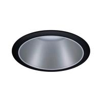LED-Spot Cole Schwarz/Silberfarben max. 6 W - Silberfarben/Schwarz, Design, Kunststoff/Metall (8,8cm) - Paulmann