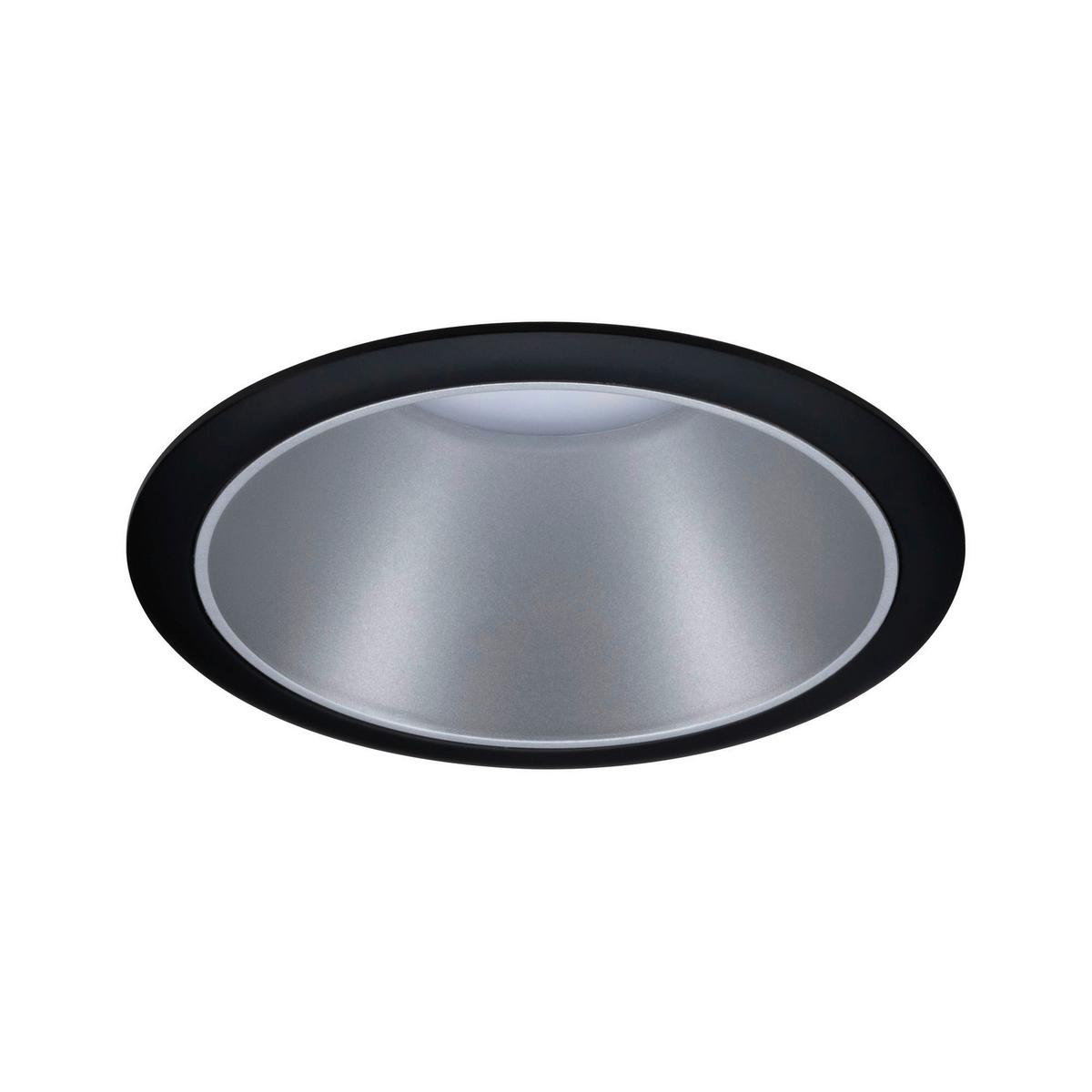 LED-Spot Cole Schwarz/Silberfarben max. 6 W - Silberfarben/Schwarz, Design, Kunststoff/Metall (8,8cm) - Paulmann