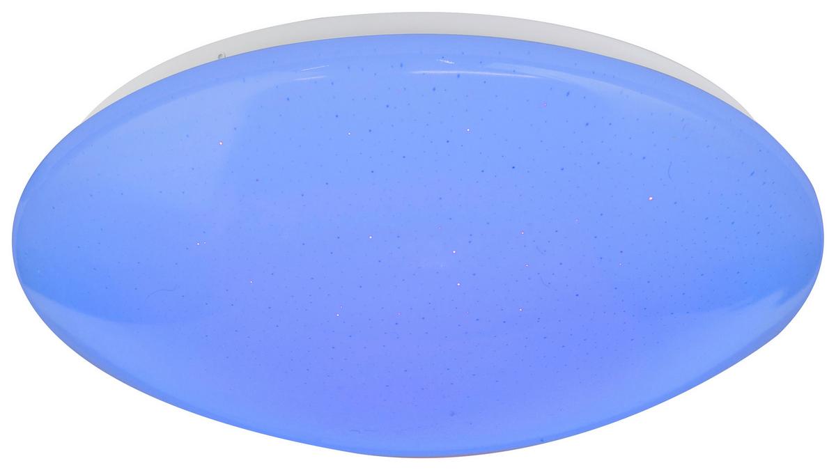 Stropna Led-svetilka Hally, S Sijalko - bela/opal, Basics, kovina/umetna masa (39/11cm) - Globo