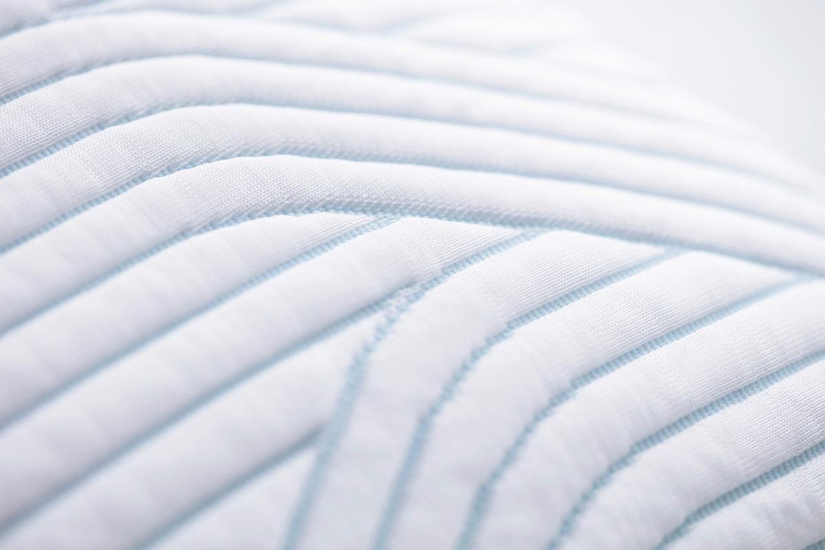 PODUSZKA POD KARK ARCH SCHLAFKISSEN - biały, Basics, tkanina (63/11/43cm) - Tempur