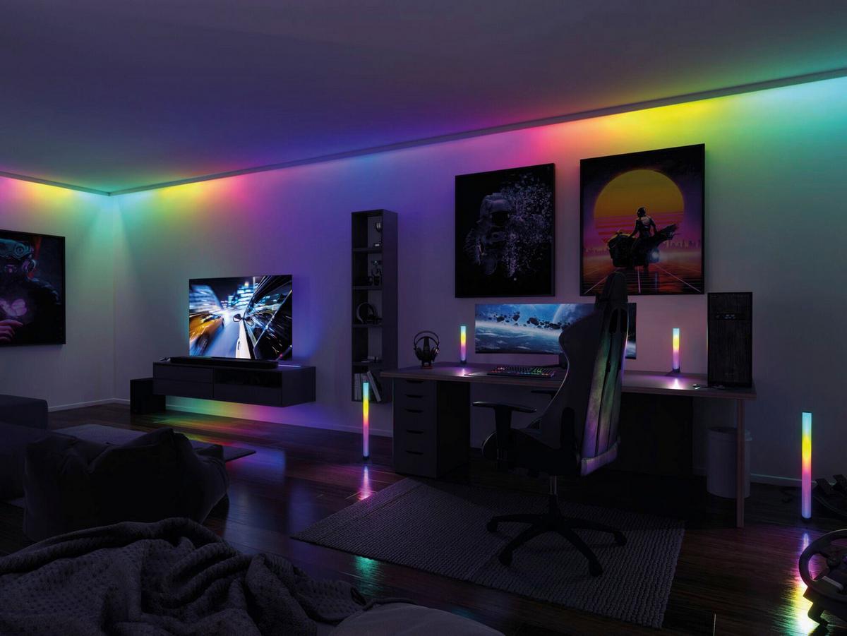 LED-Strip Entertain max. 4,8 Watt - Schwarz, Basics, Metall (150,0/1,0/0,2cm) - Paulmann