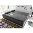Sofa mit Schlaffunktion in Dunkelgrau 'Luigi LUX.3DL' - Dunkelgrau/Silberfarben, MODERN, Holzwerkstoff/Kunststoff (208/93/105cm) - Livetastic Sofa mit Schlaffunktion in Dunkelgrau 'Luigi LUX.3DL' - Dunkelgrau/Silberfarben, MODERN, Holzwerkstoff/Kunststoff (208/93/105cm) - Livetastic