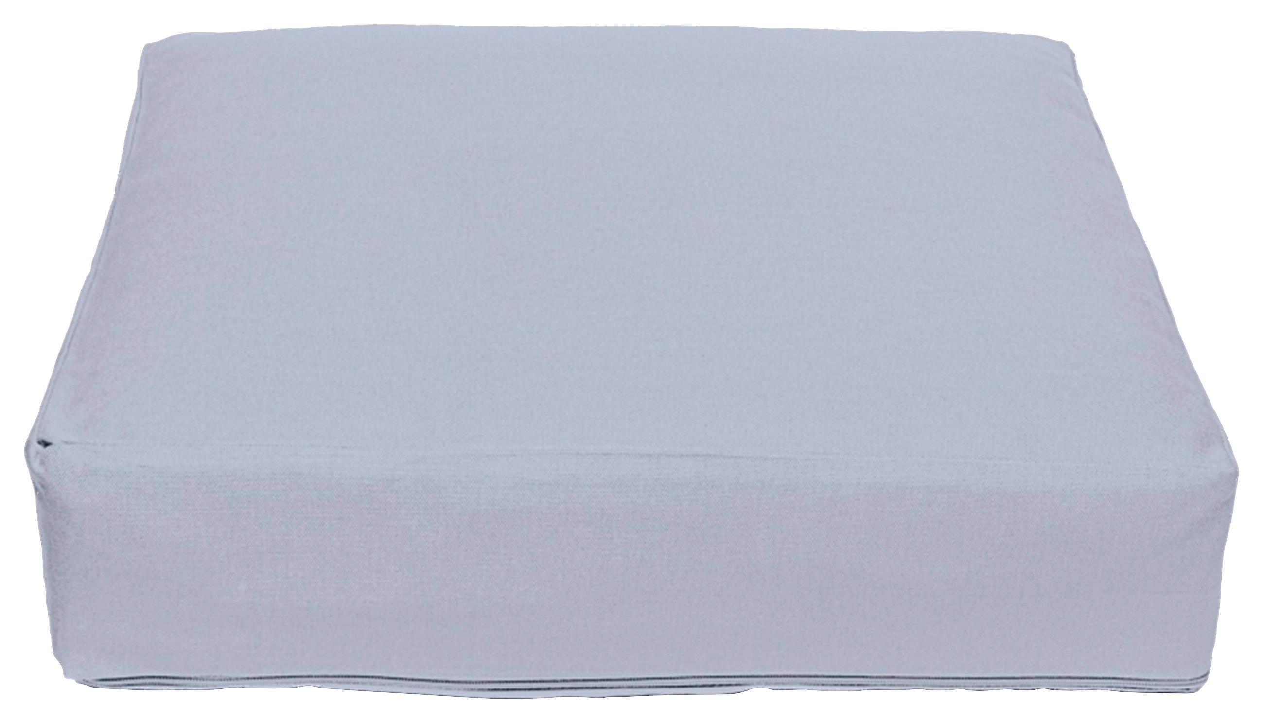 Boxkissen Alex in Blau ca. 40x40x8cm - Blau, KONVENTIONELL, Textil (40/40/8cm) - Mary's