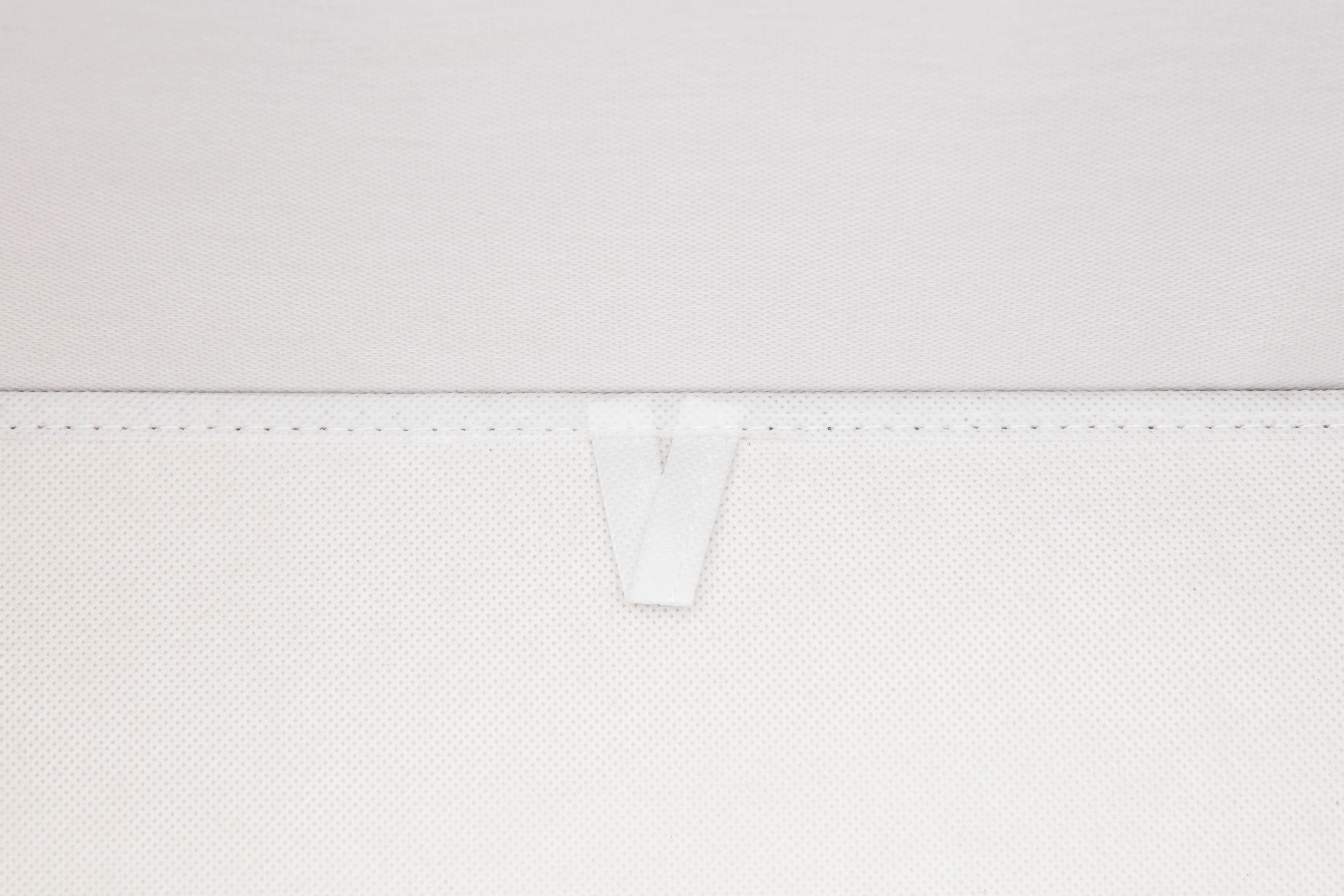 Zložljiv Zaboj Bobby -Ext- -Akt- -Top- - bela, Moderno, karton/tekstil (33/33/33cm) - Mömax