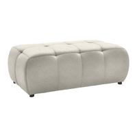 Tabure Sofi - bež/crna, Moderno, tekstil (128/48/70cm) - Premium Living