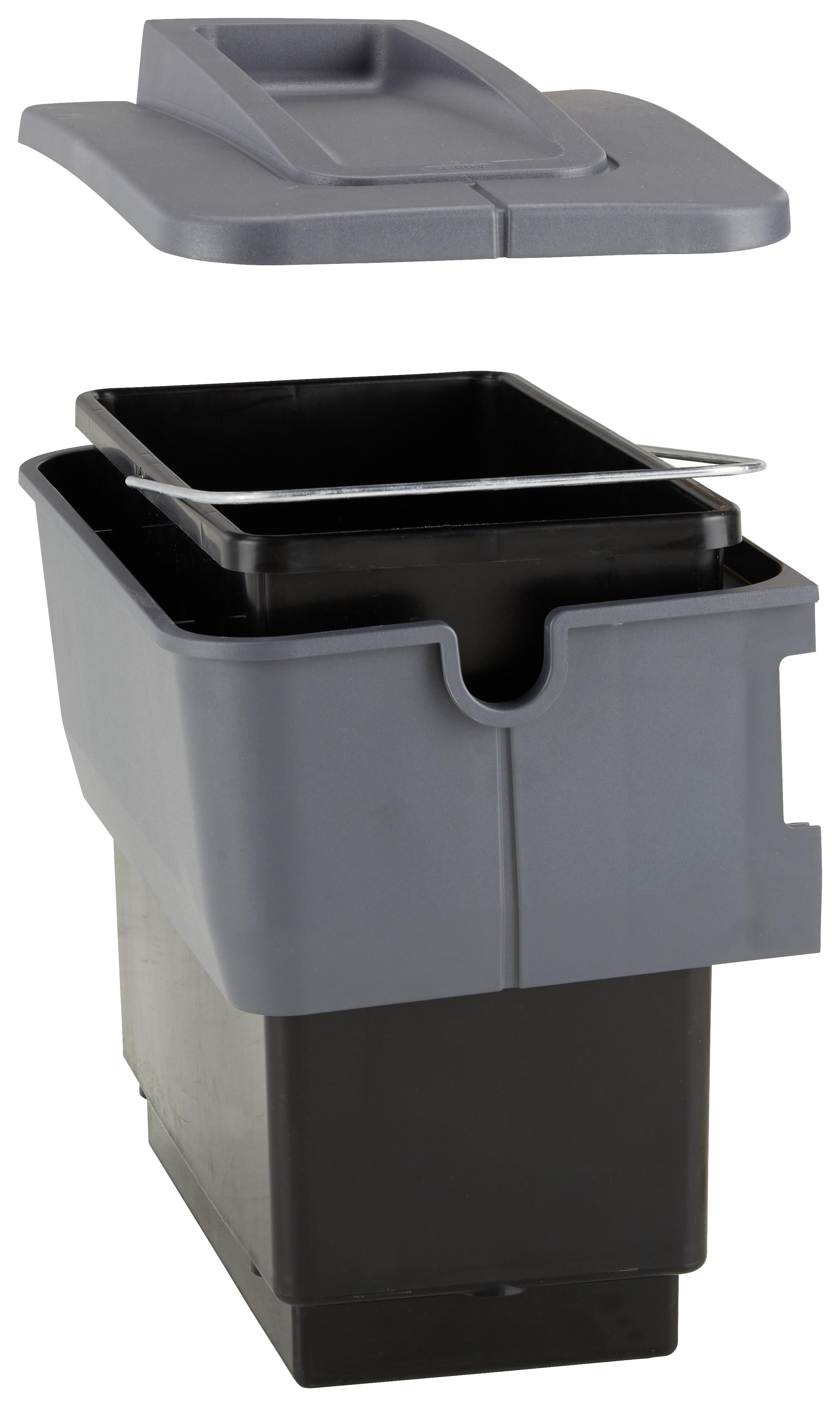 Einbauabfallsammler 512880 - Grau, Kunststoff (22/36,5/36cm) - Blanco