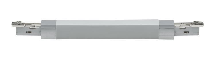 Schienensystem-Verbinder Flex Verbinder II max. 1000 Watt - Chromfarben, Design, Kunststoff (22,7/1,8/1,8cm) - Paulmann