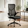 SNURRSTOL ROXY - svart, Design, metall/trä (63/106-114/68cm) - Mömax