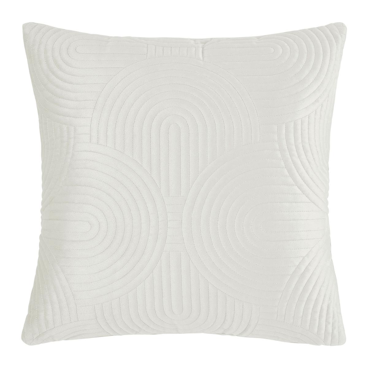 Zierkissen Boggy Weiß ca. 45x45cm - Weiß, MODERN, Textil (45/45cm) - Mömax